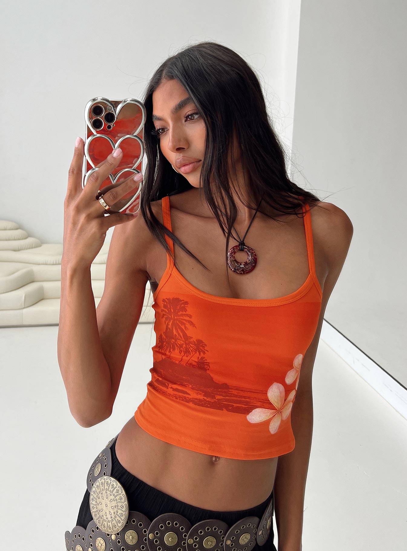 Sunset Vest Orange