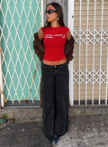 Ramos Low Rise Wide Leg Jeans Washed Black Petite