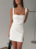 Bombshell Mini Dress White