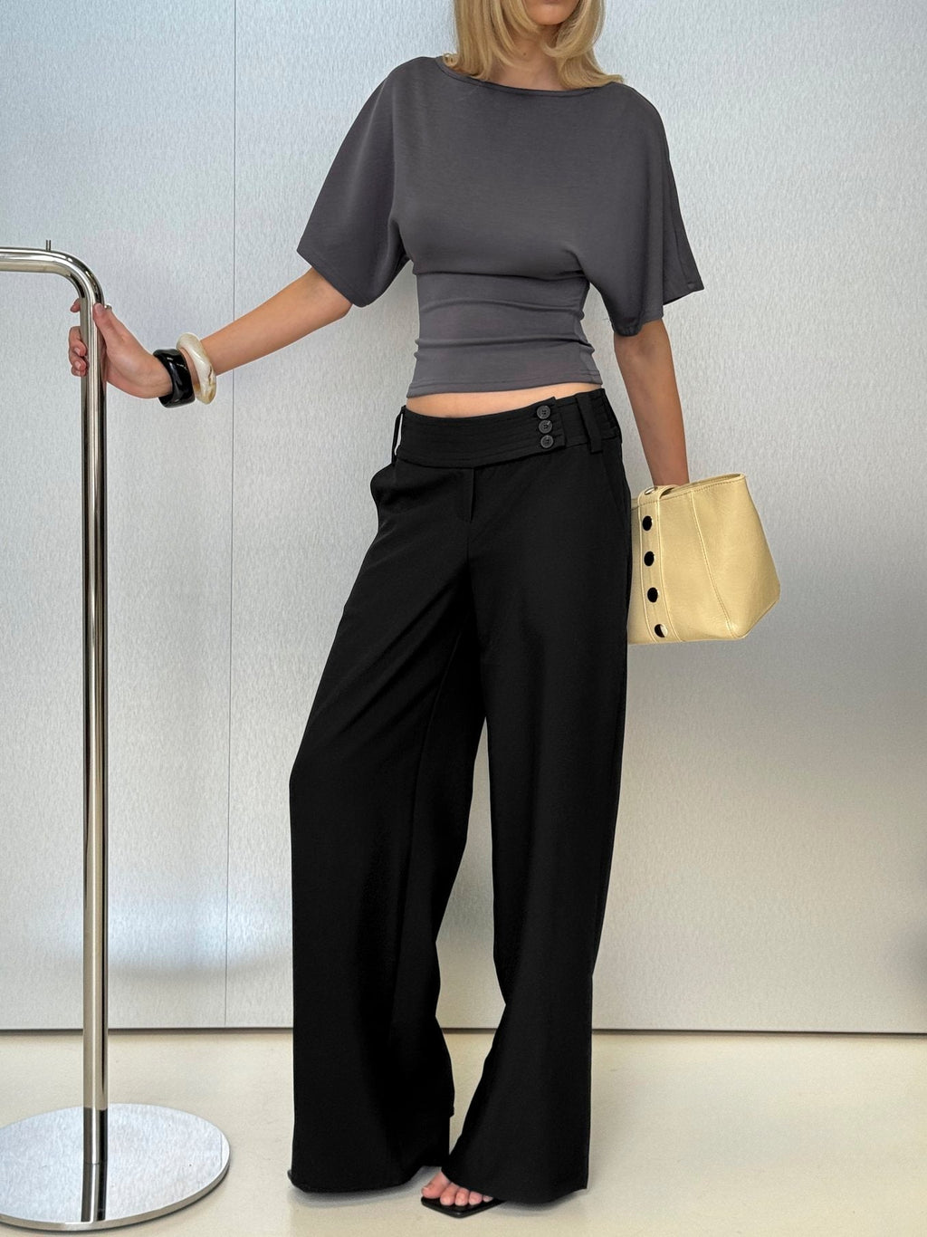 Cedars Low Rise Pant Black