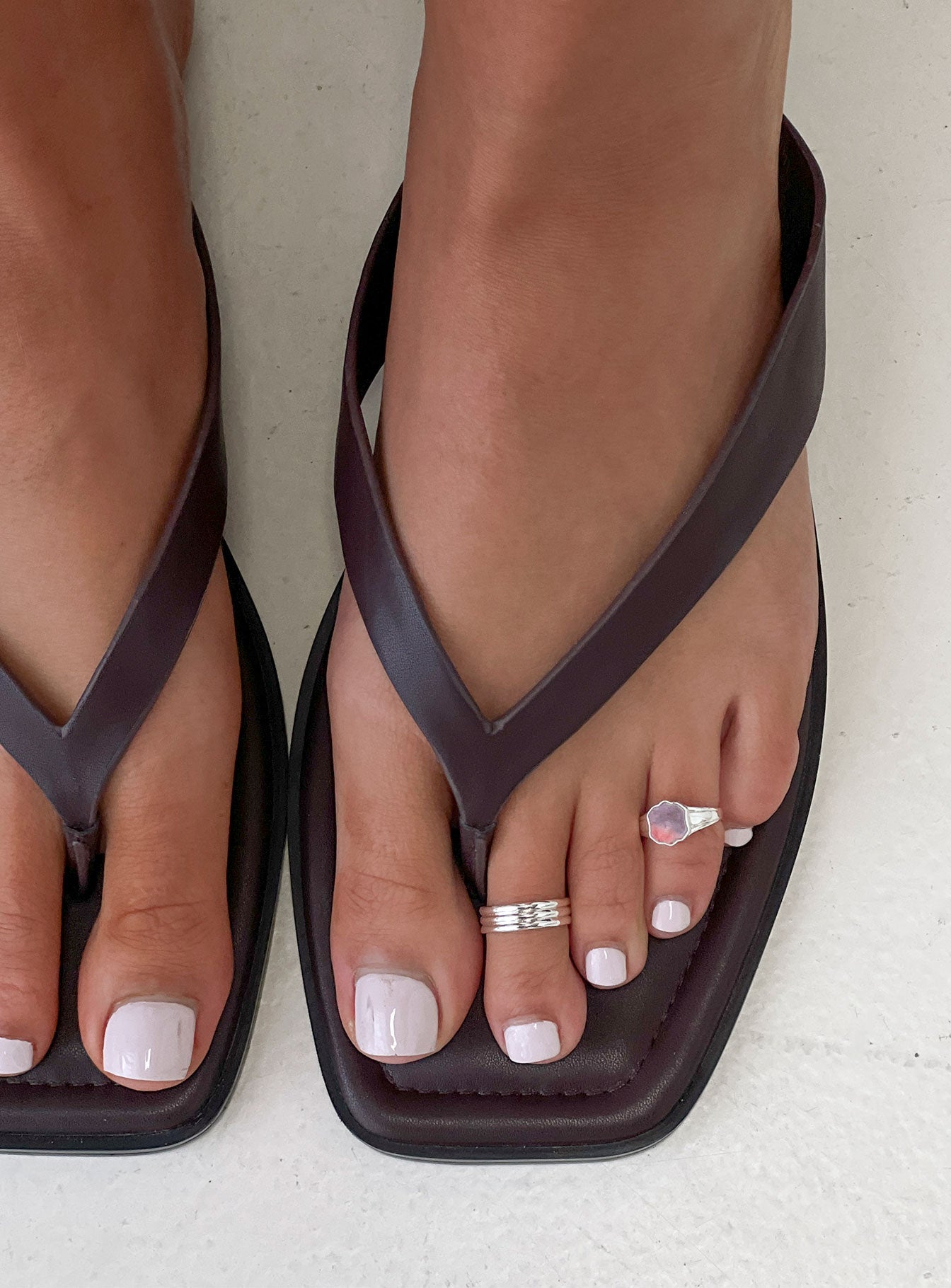Ivonna Toe Ring Pack Silver