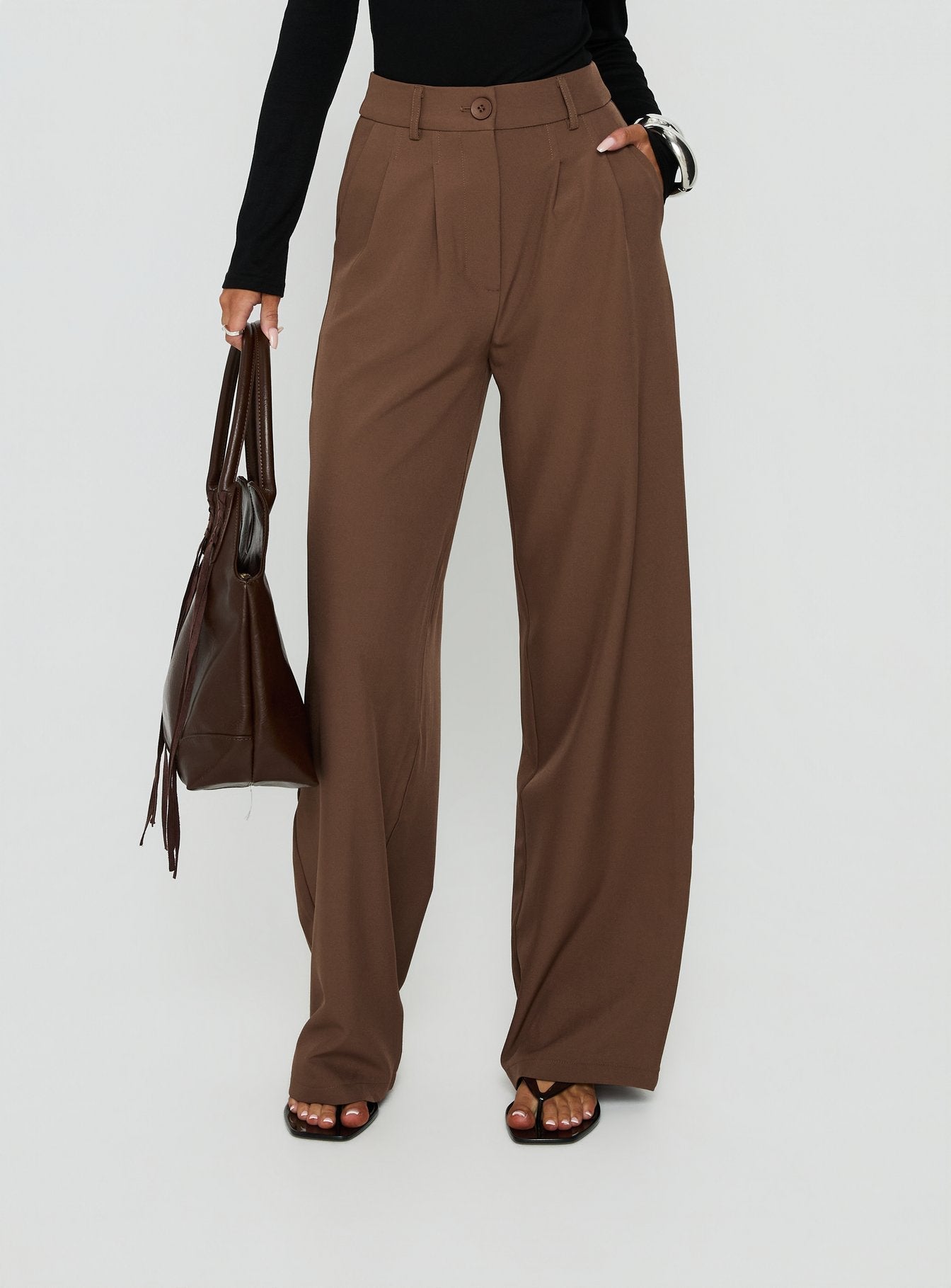 Archer Pants Brown Petite