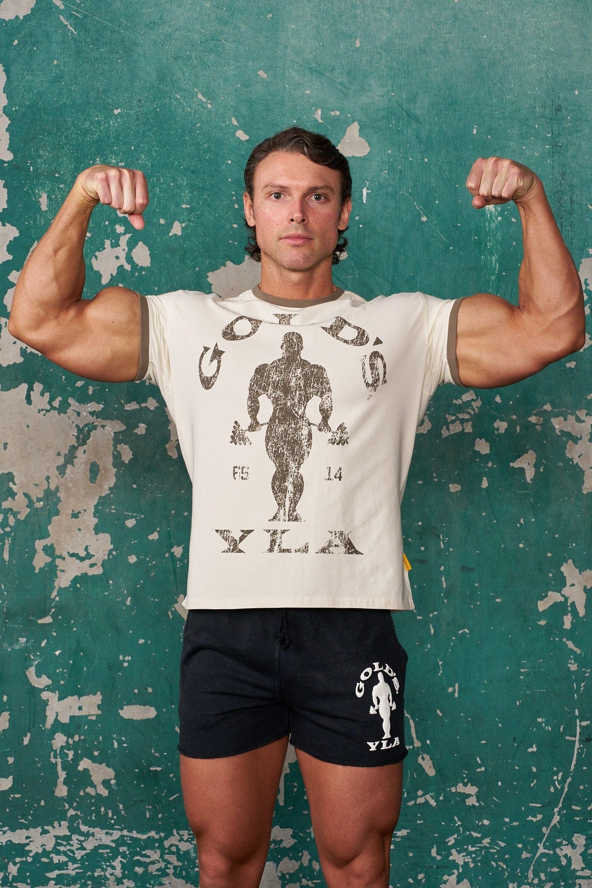 4009 - Golds Gym Ringer T-Shirts