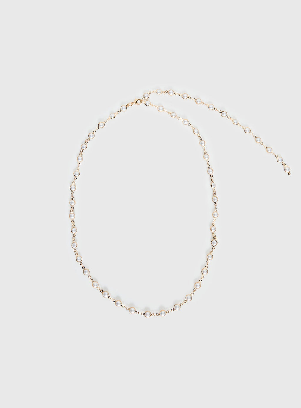 Elenita Long Necklace Gold