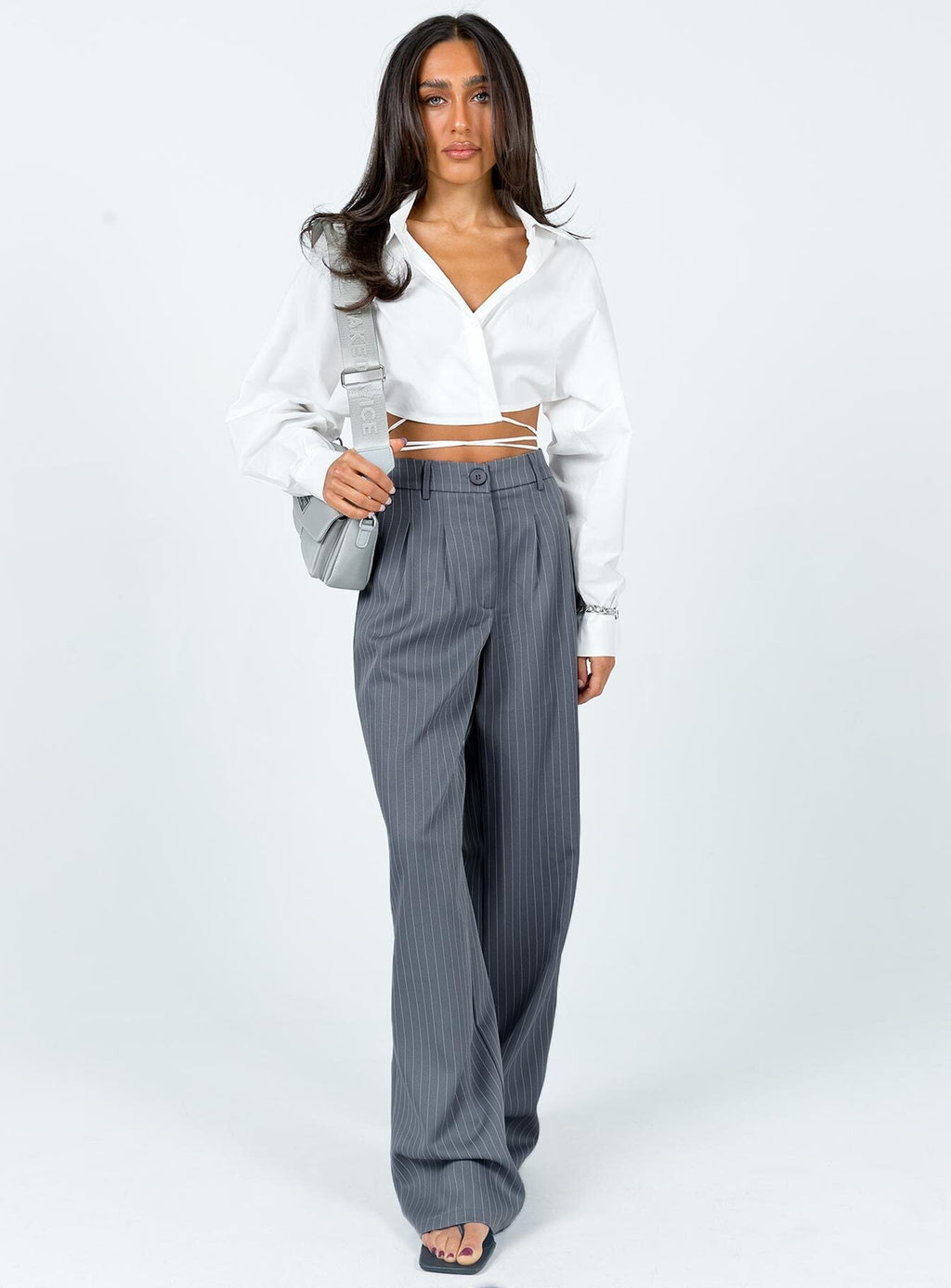 Archer Trousers Pinstripe Grey