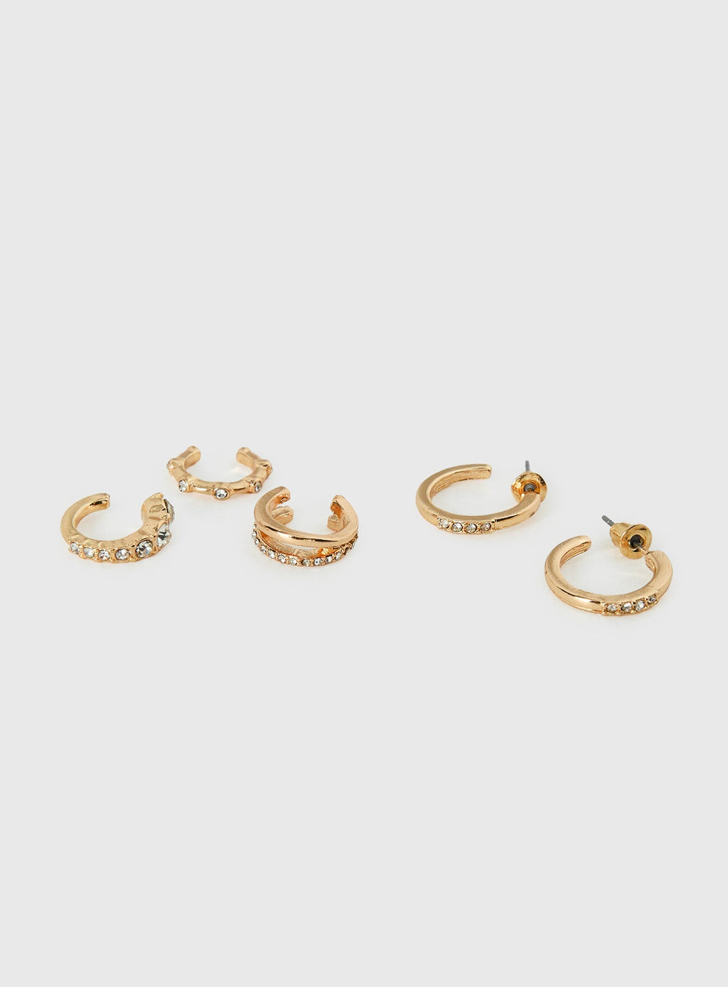 Mylla Cuff And Earring Pack Gold