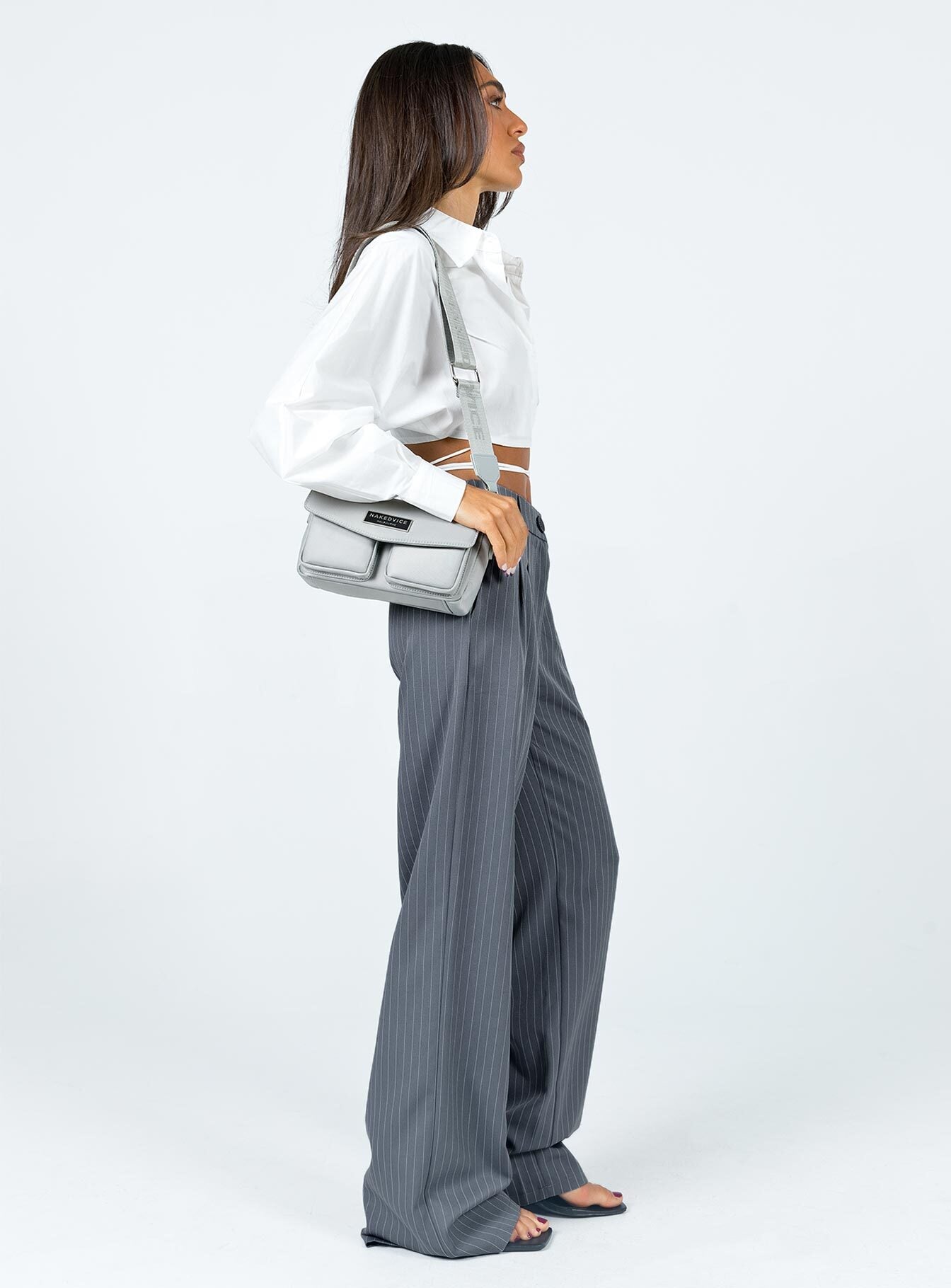 Archer Trousers Pinstripe Grey