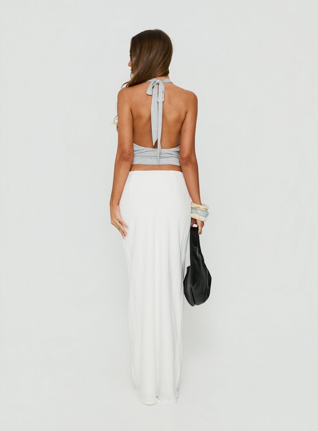 Jodie Maxi Skirt White