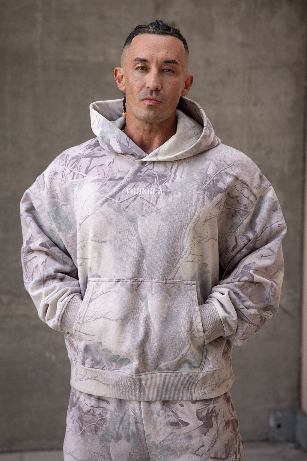 5117 - Tree Camo Collection - Kapuzenpullover