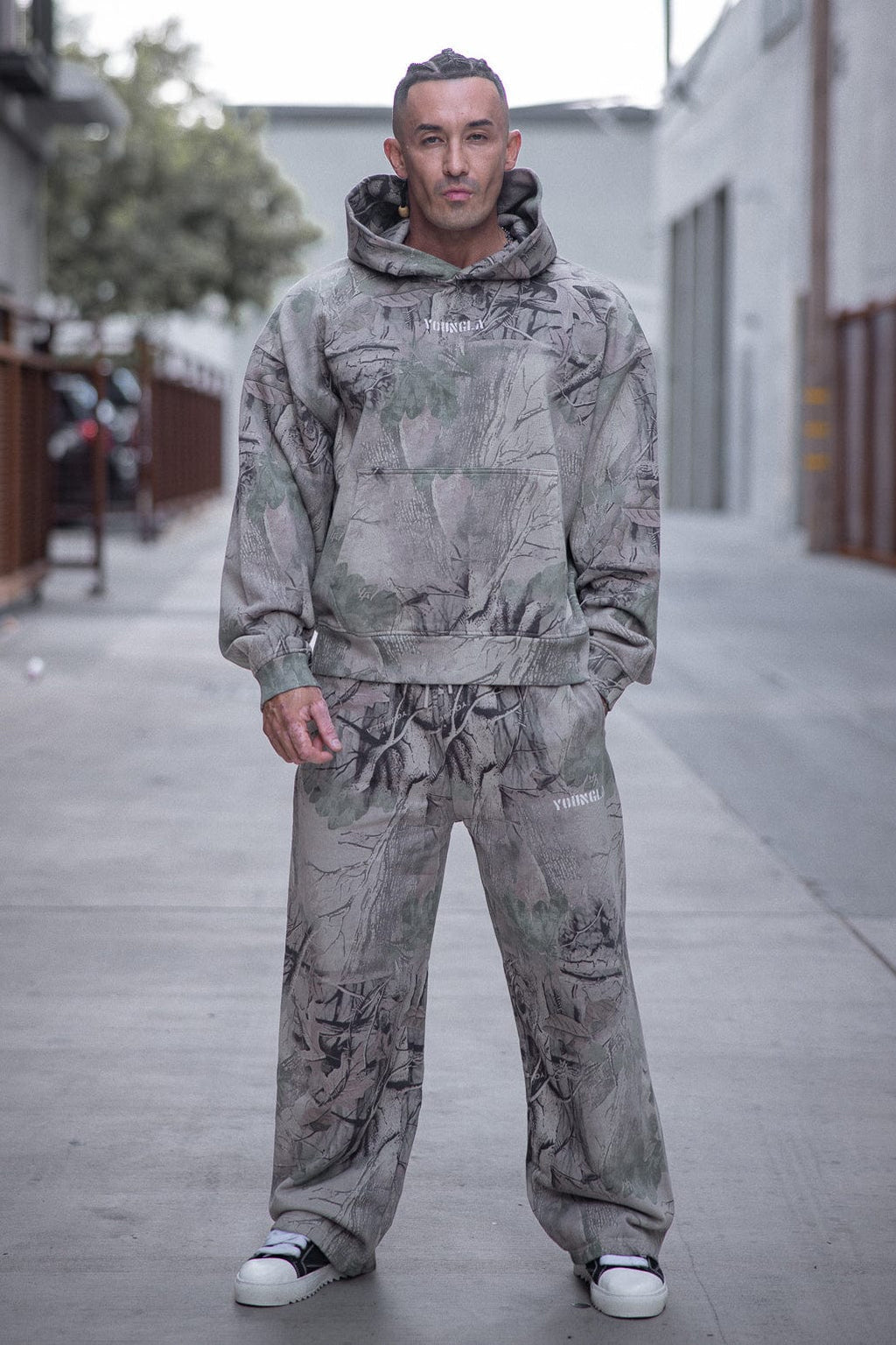 5117 - Tree Camo Collection - Kapuzenpullover