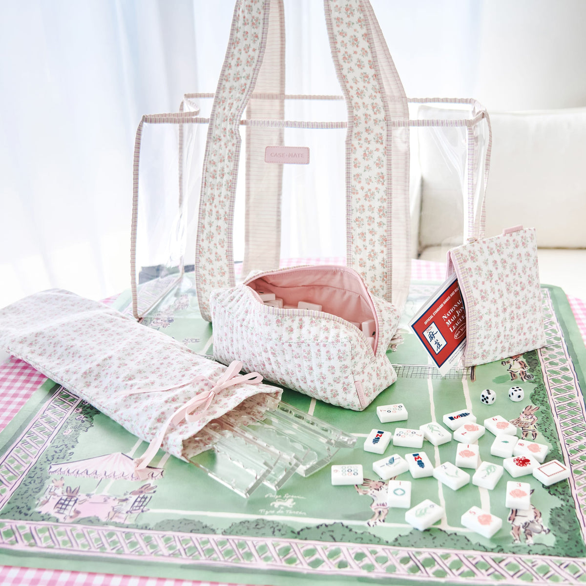 Mahjong Jelly Tote Set