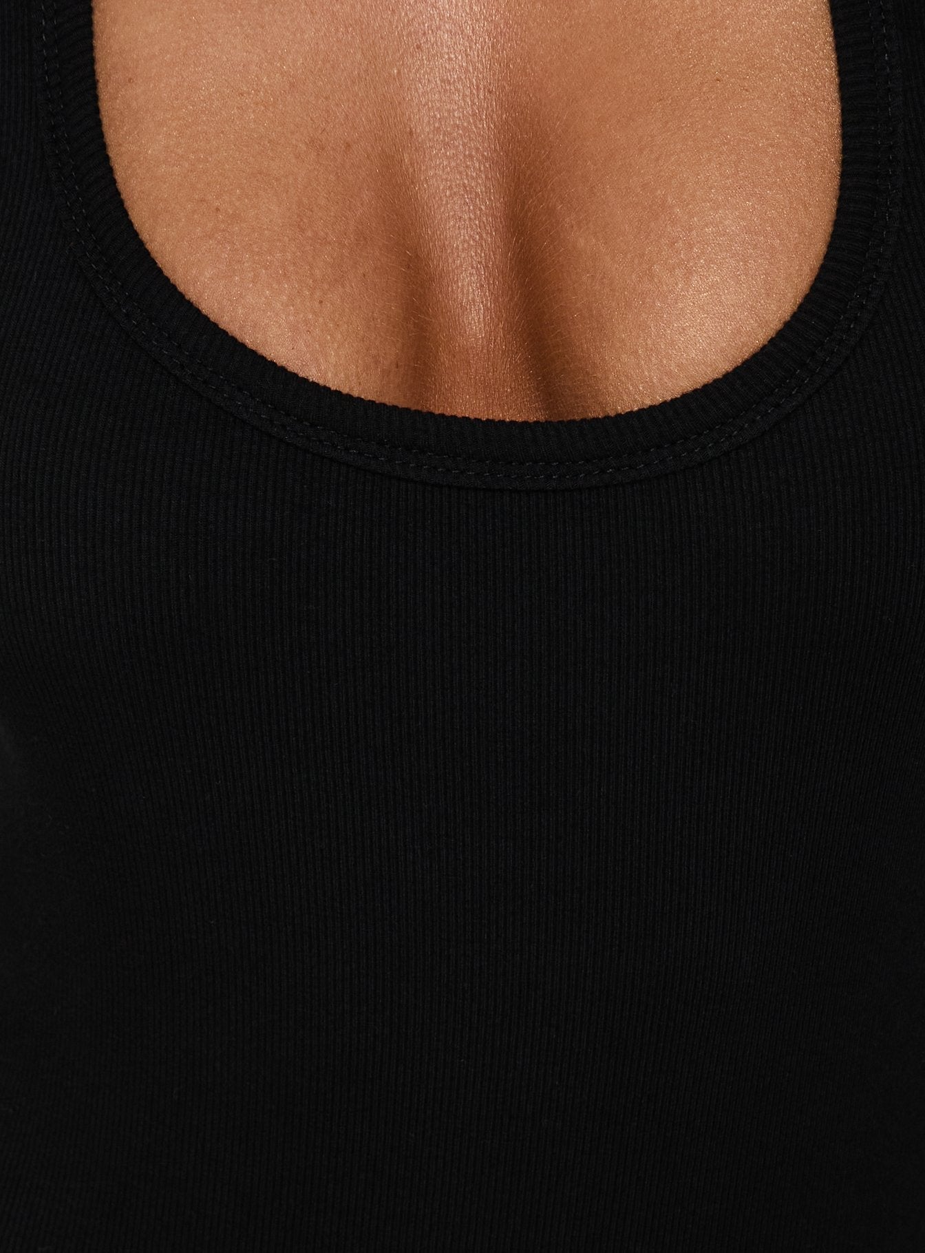 Baseline Halter Bodysuit Black