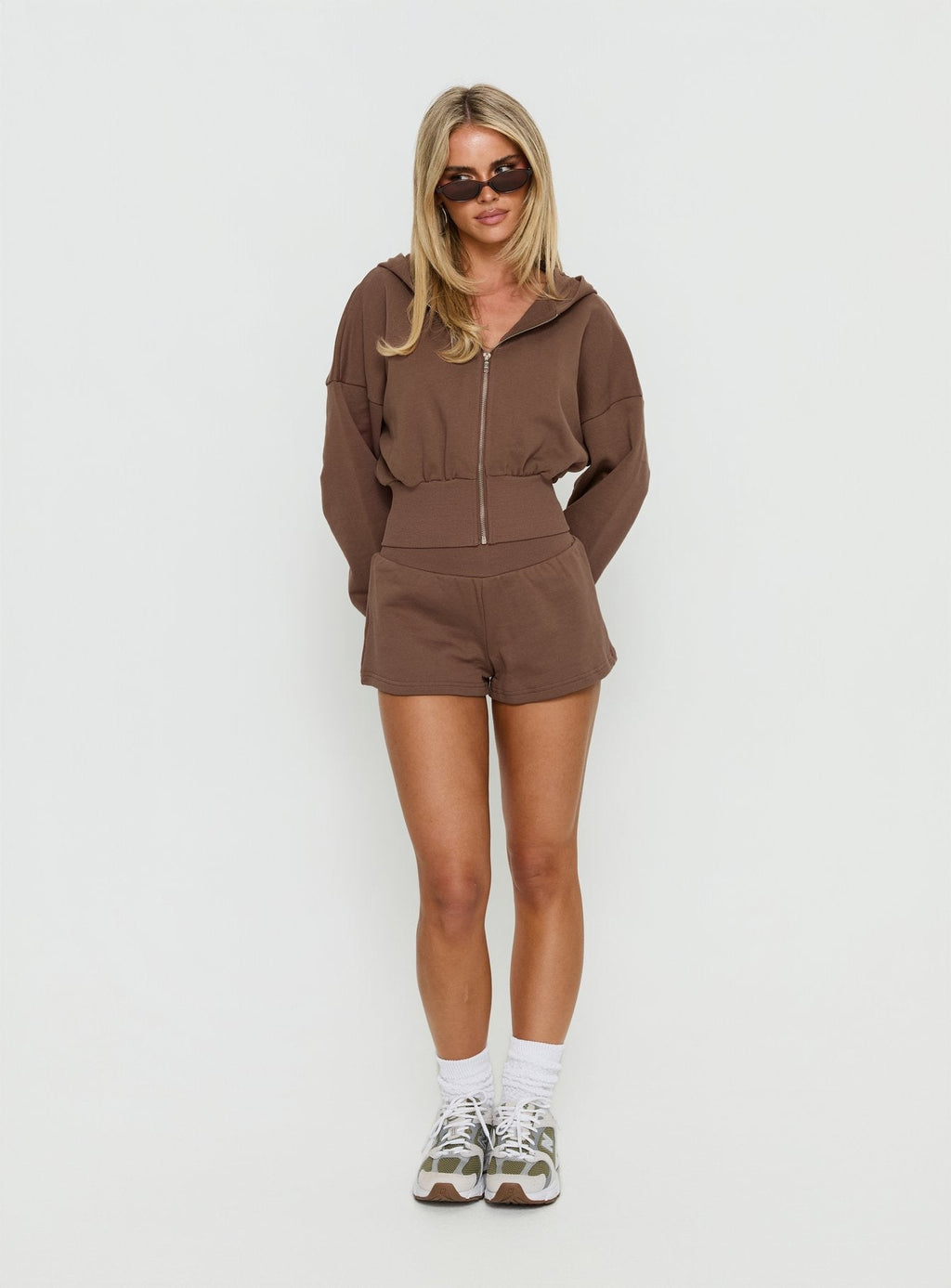 Daybreak Rib Waist Shorts Cocoa