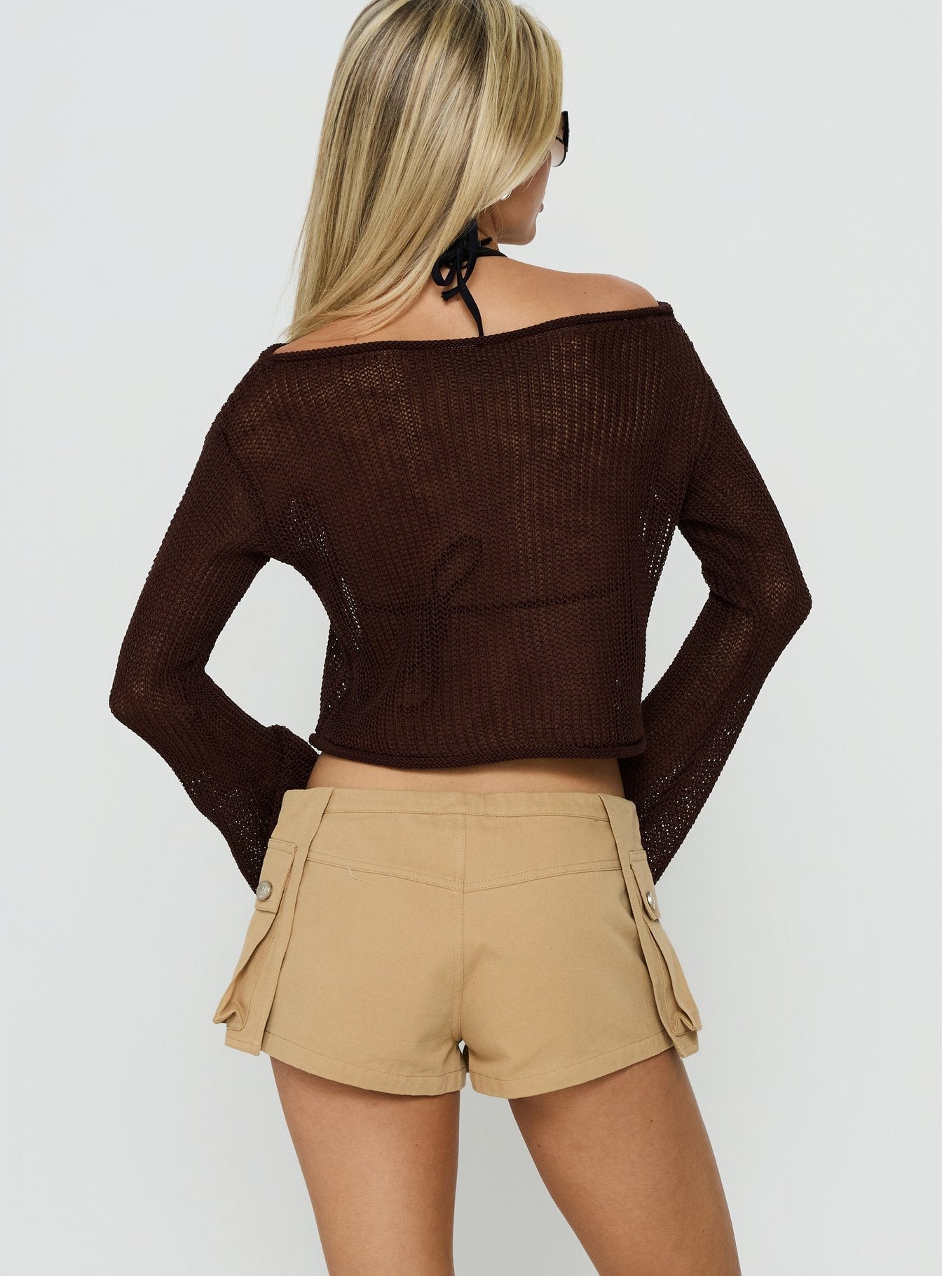 Westen Micro Utility Shorts Camel