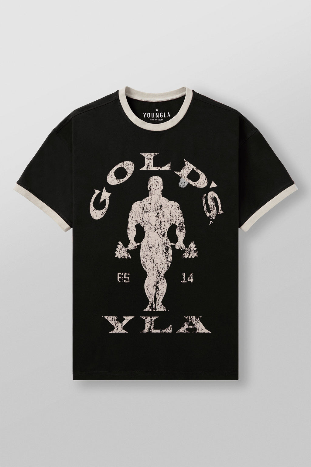 4009 - Golds Gym Ringer T-Shirts
