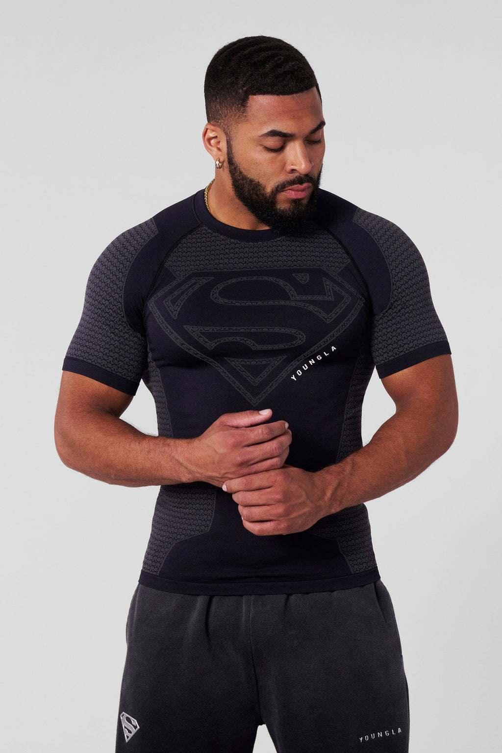 4117 - Superman Kompressions-T-Shirts