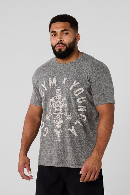 4206 - Gold's Gym Heather-T-Shirts