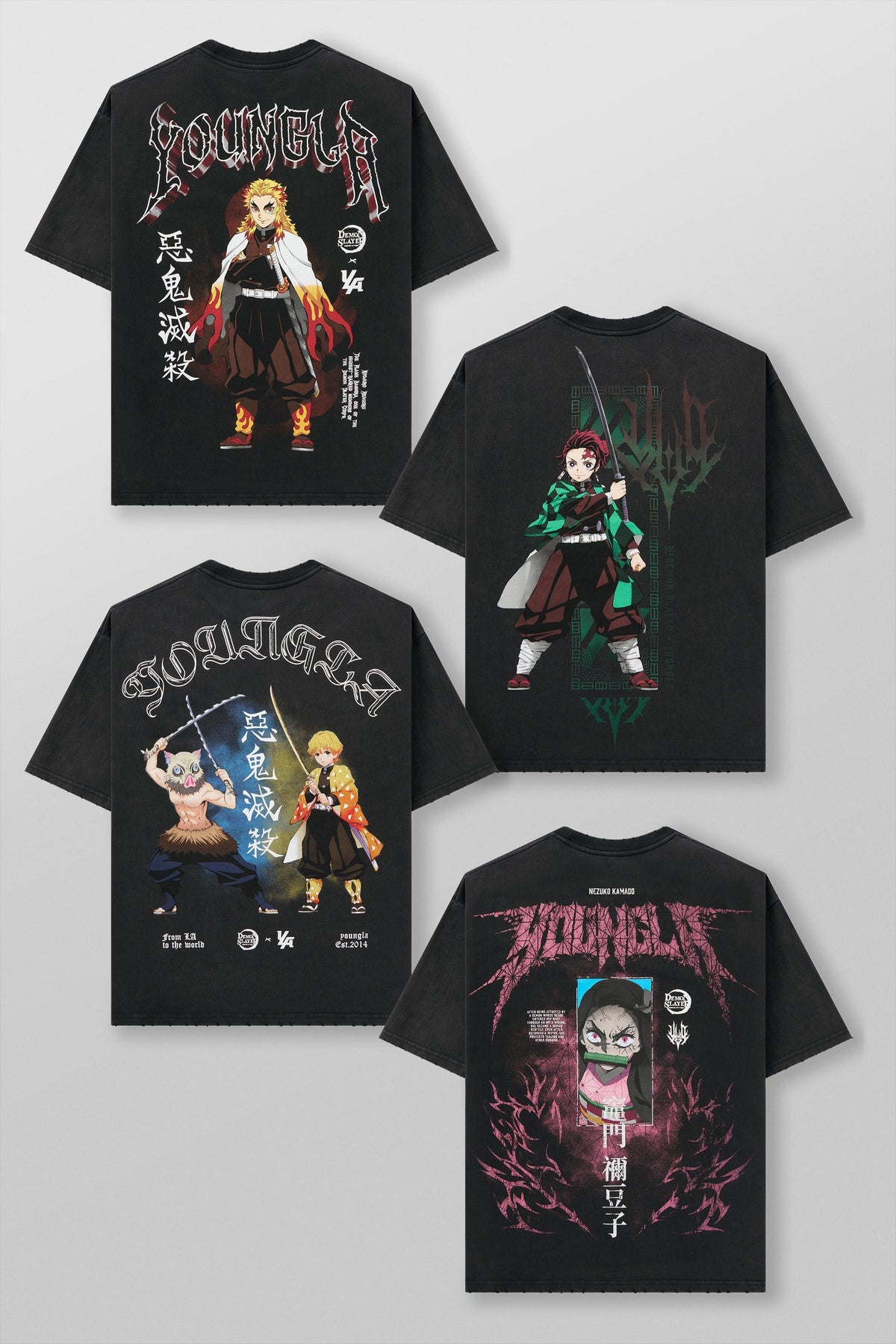 4266 - Demon Slayer: Kimetsu no Yaiba - Charakter-T-Shirts