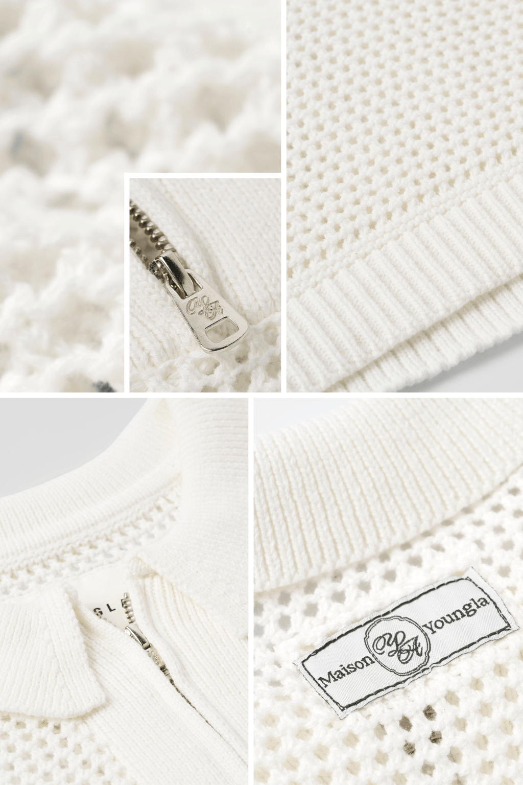4308 - Edle Häkel-Poloshirts
