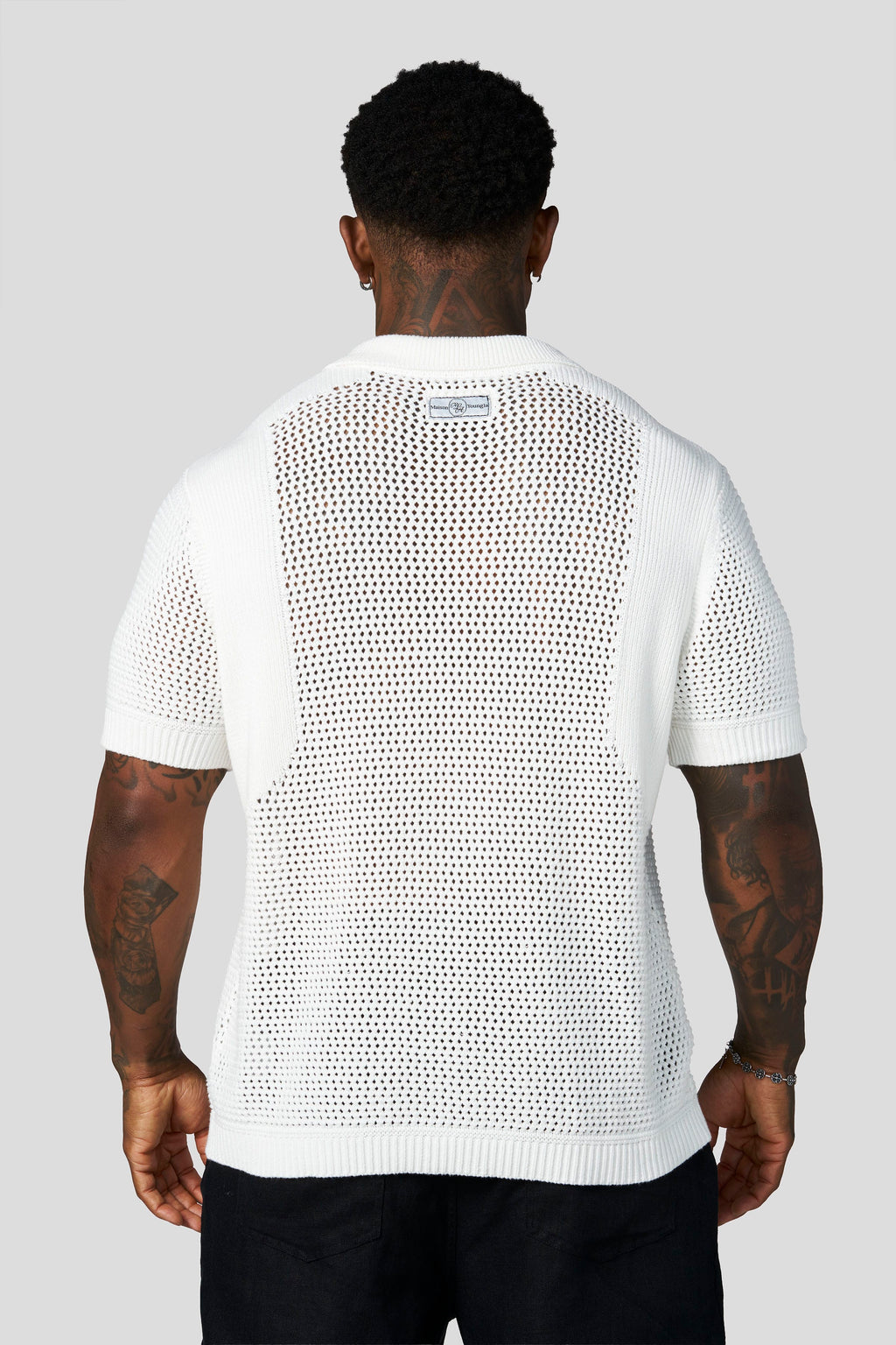 4308 - Edle Häkel-Poloshirts