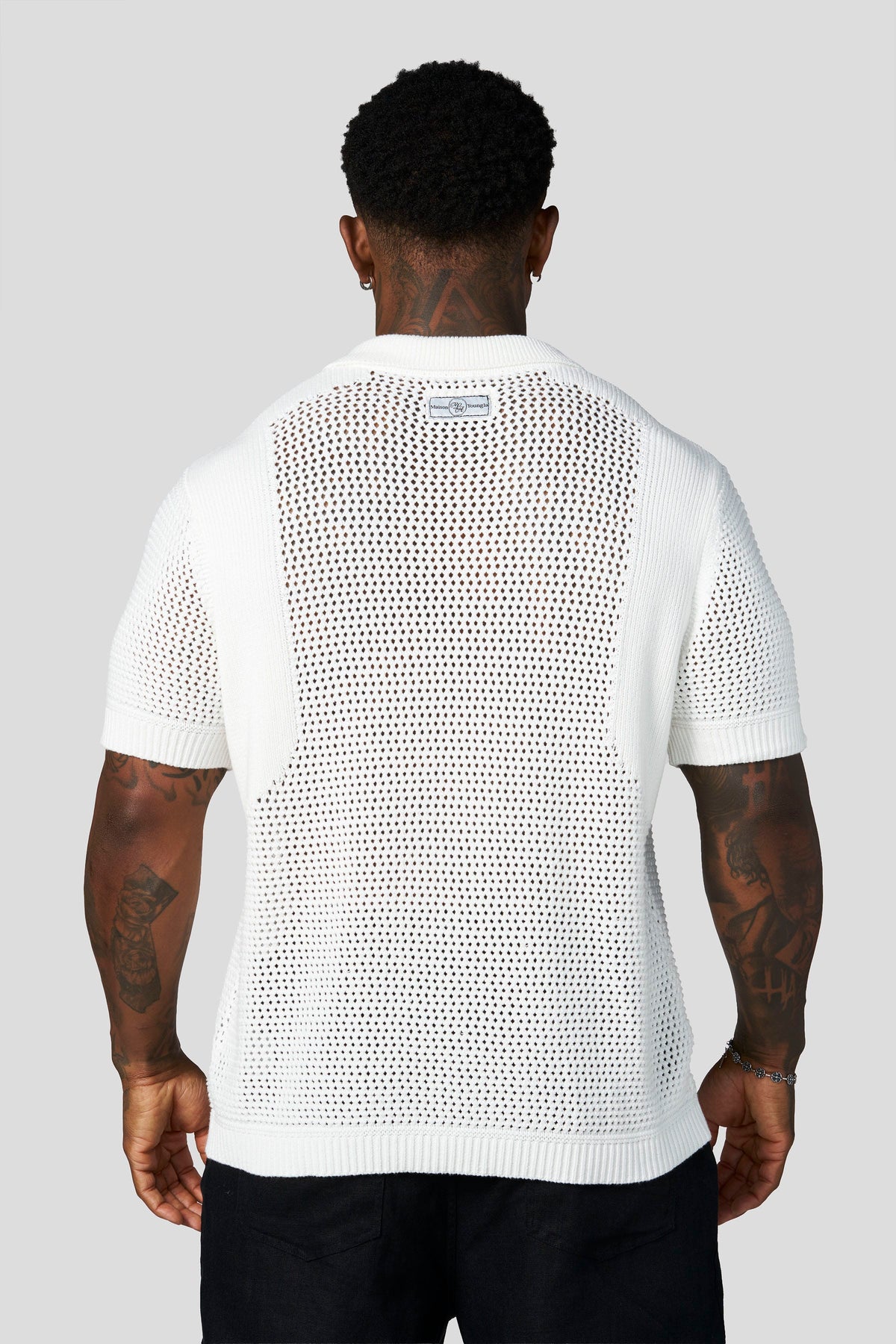 4308 - Edle Häkel-Poloshirts