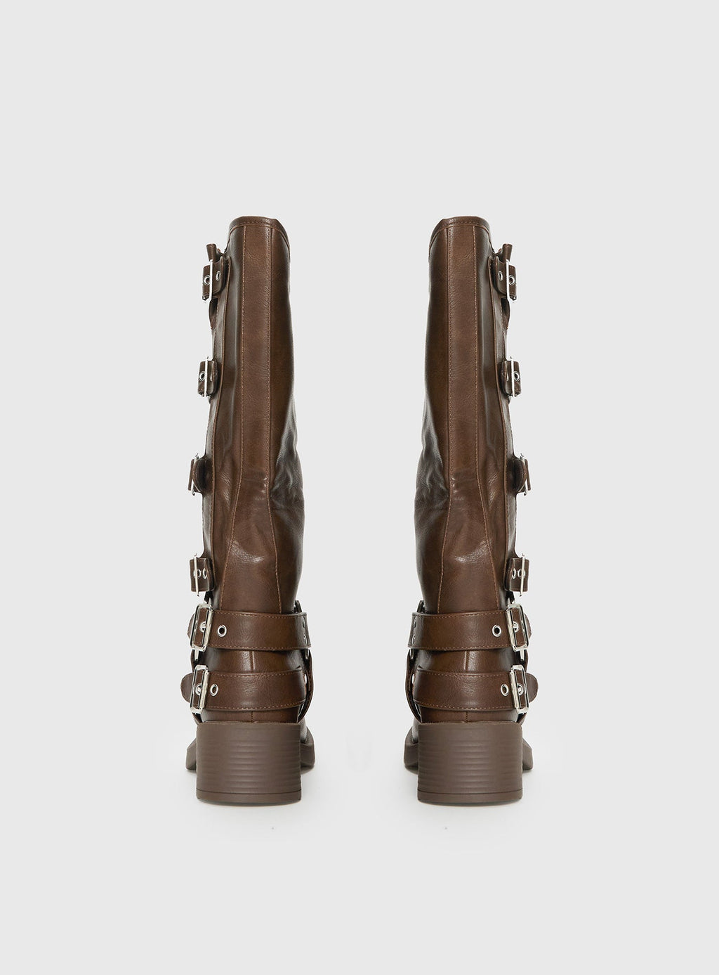 Buckle Down Boots Brown