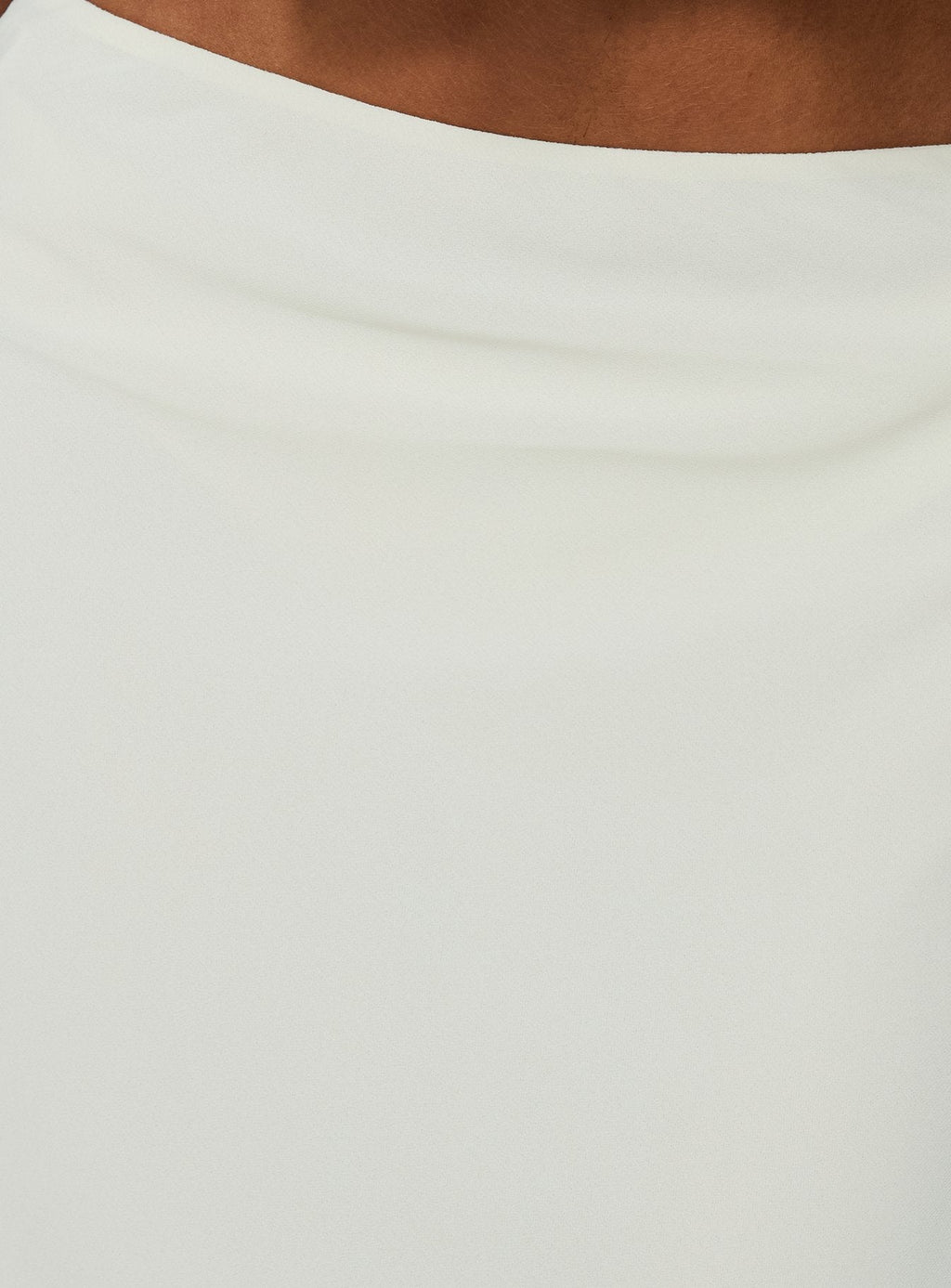 Suella Asymmetrical Midi Skirt Off White