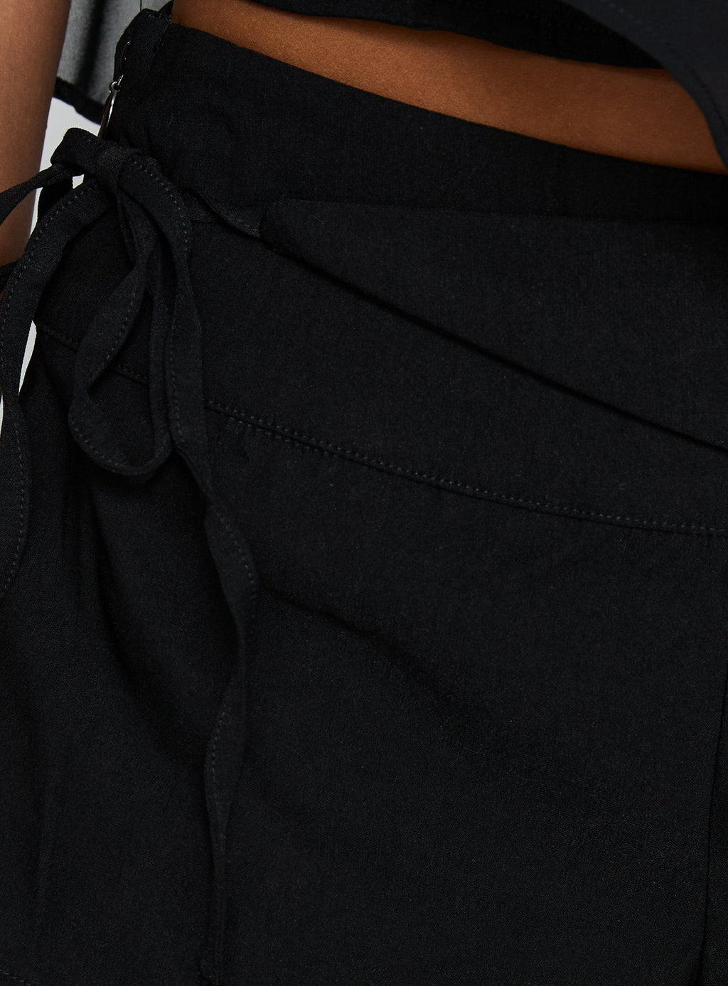 Senzo Wrap Shorts Black