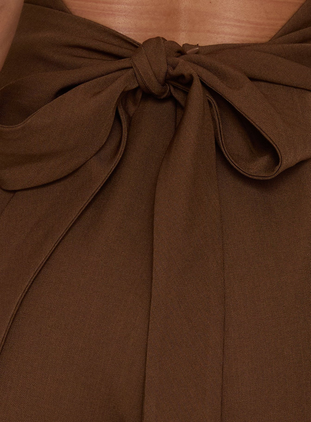 Dolana Halter Playsuit Chocolate