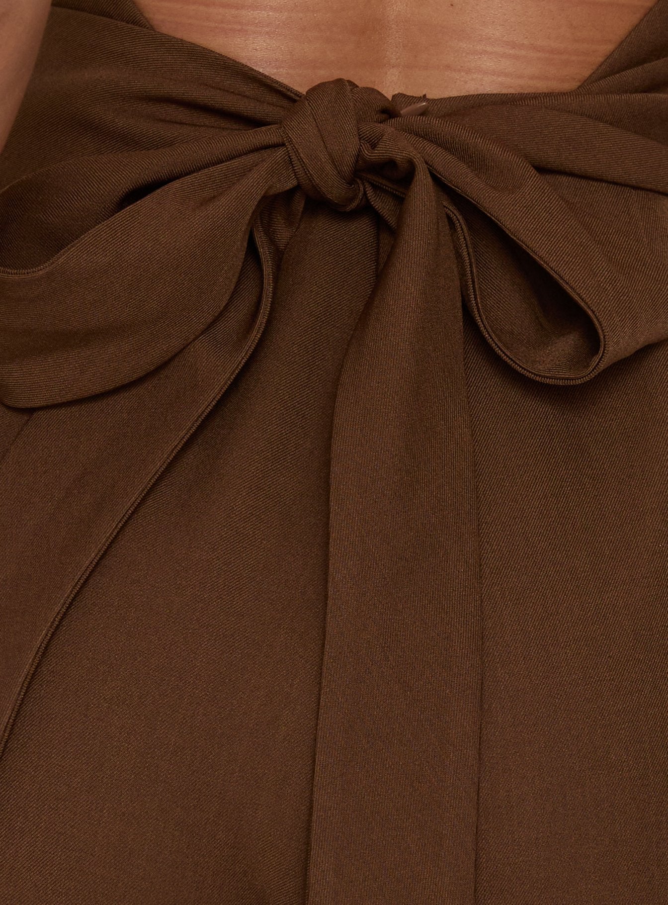 Dolana Halter Playsuit Chocolate