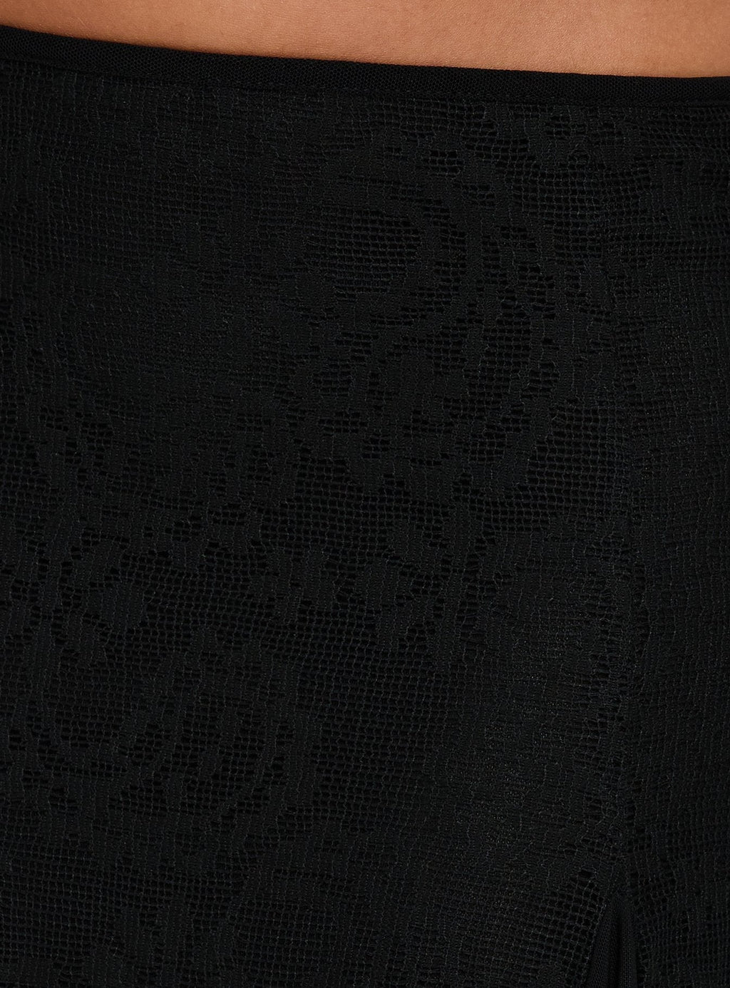 Quani Lace Midi Skirt Black