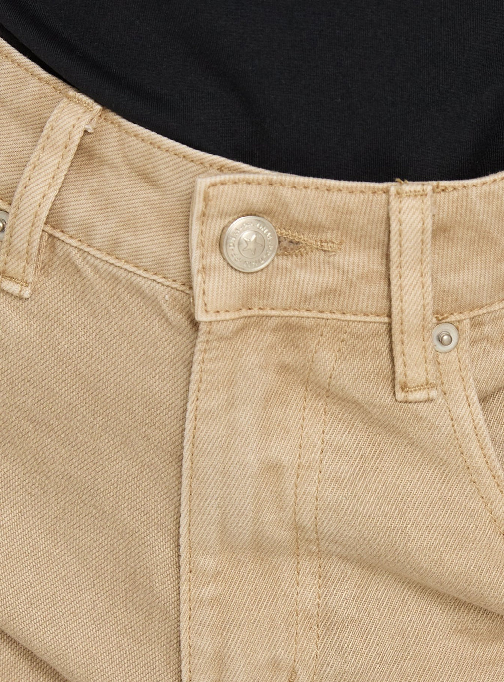 Tropicana Denim Shorts Tan