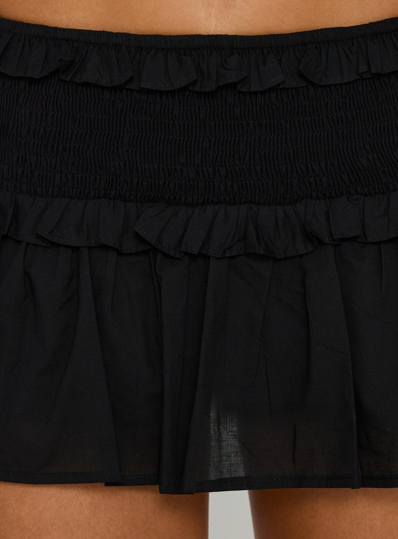 Corabel Ruffle Skort Black