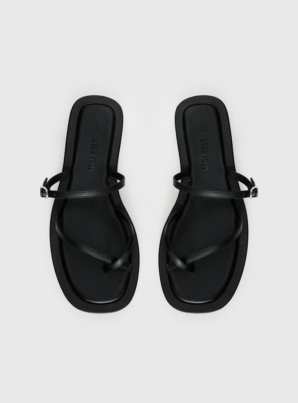 Riki Mini Belt Sandals Black
