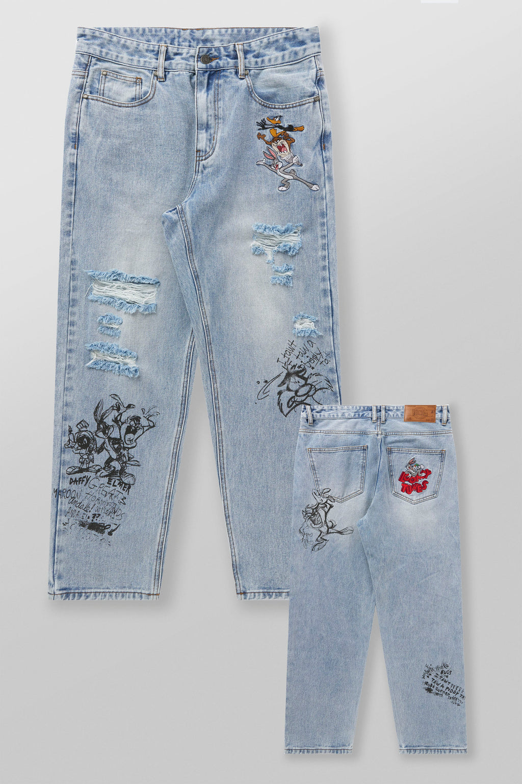 6035 - Looney Tunes Jeans aus Denim