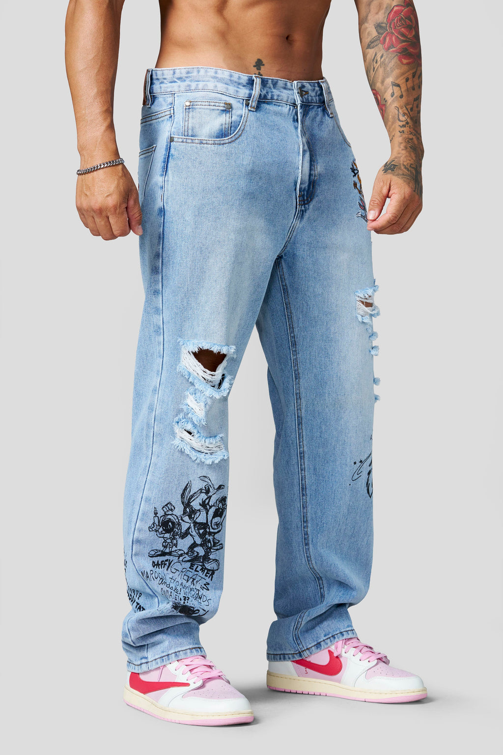 6035 - Looney Tunes Jeans aus Denim