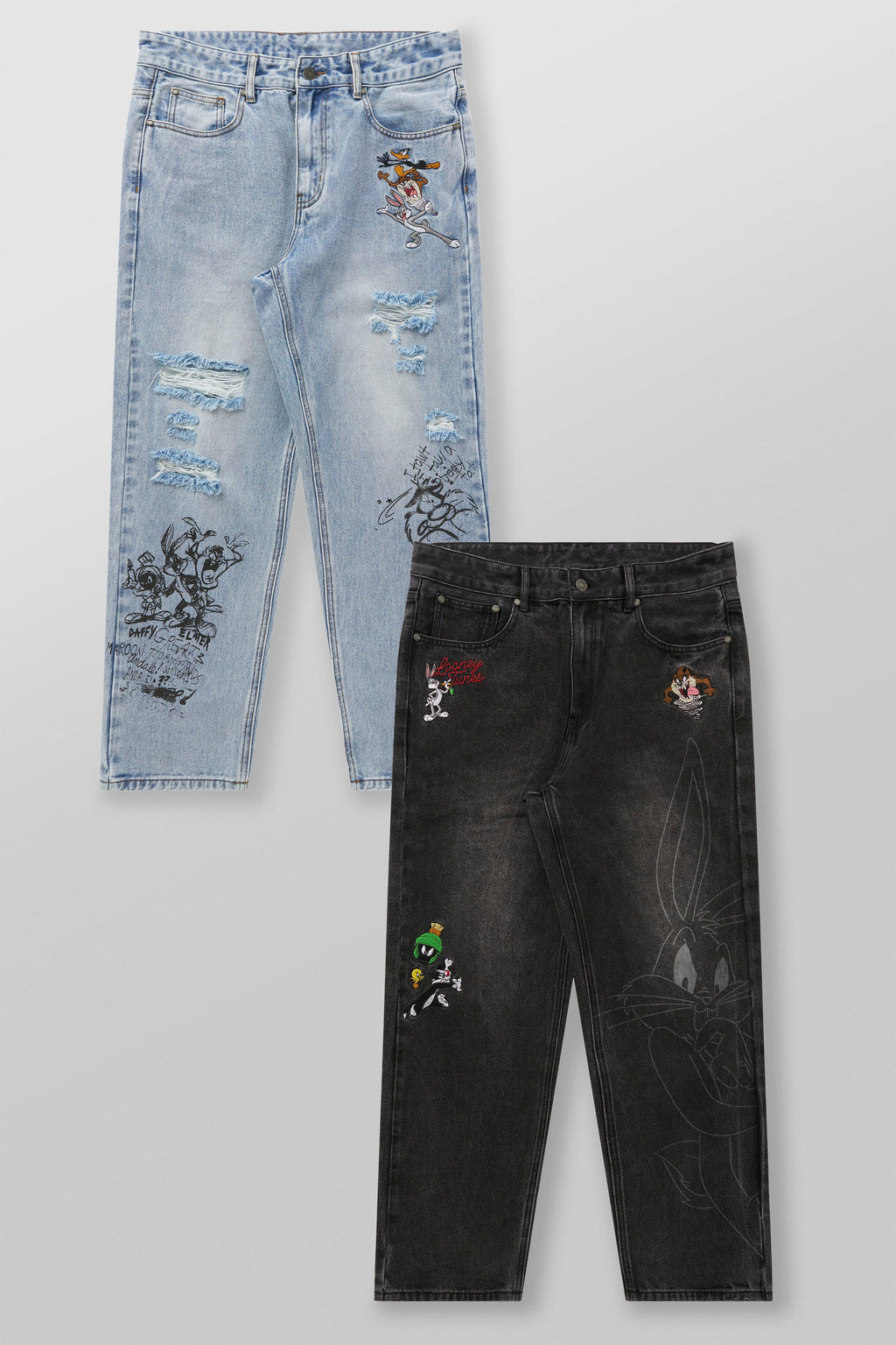 6035 - Looney Tunes Jeans aus Denim
