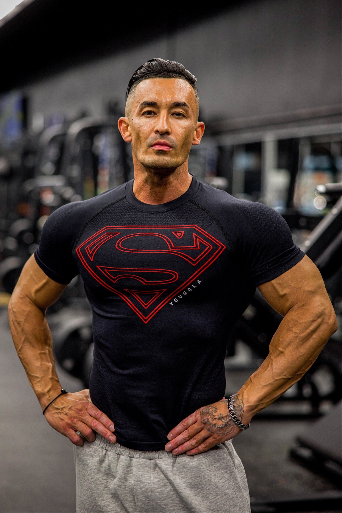4117 - T-shirts de compression Superman