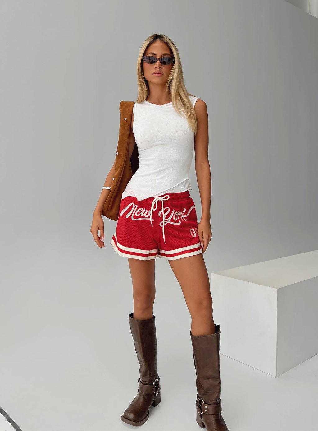 Ny Trackstar Shorts Red