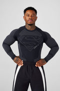 8066 - Superman Kompressions-Langarmshirts