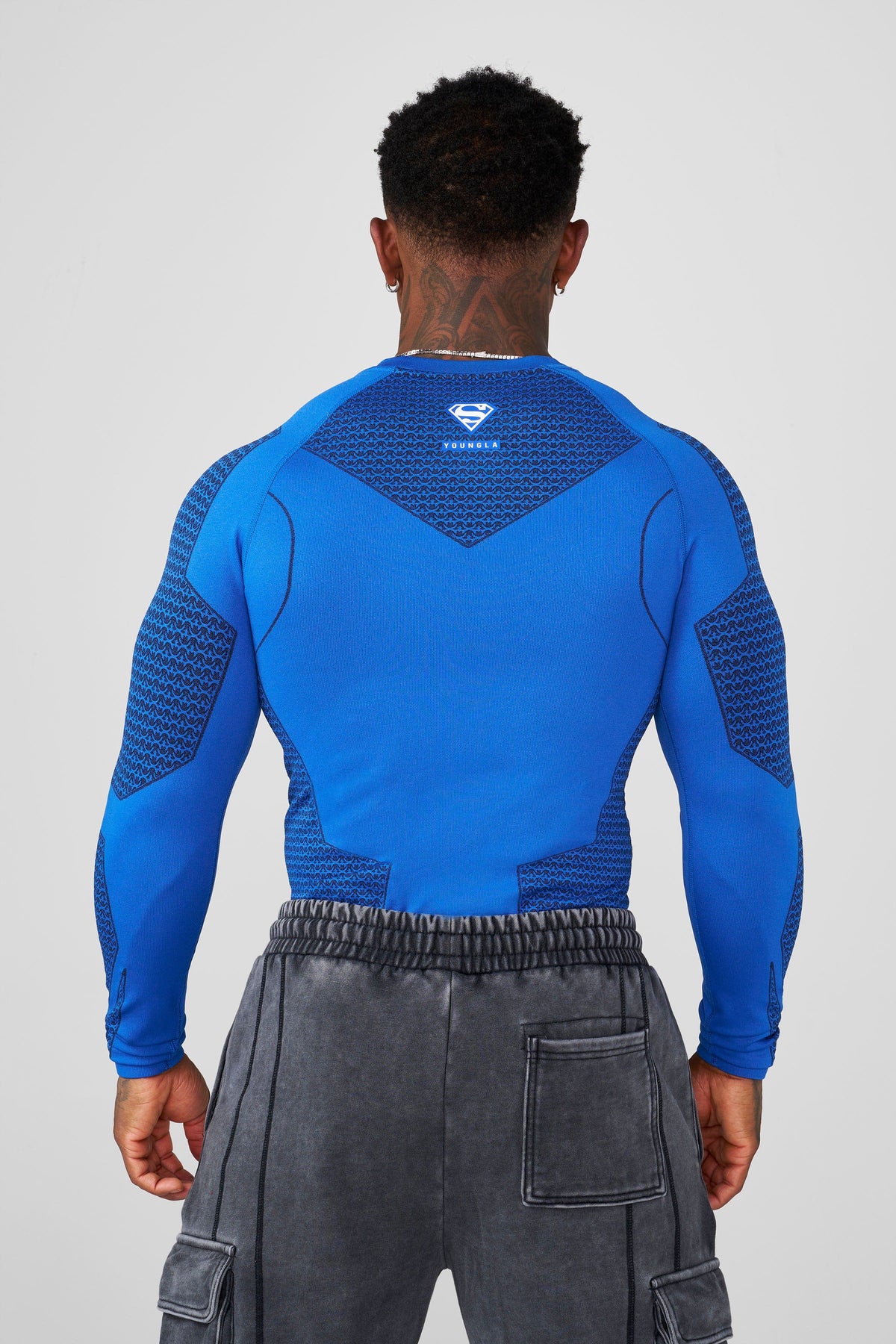 8066 - Superman Kompressions-Langarmshirts