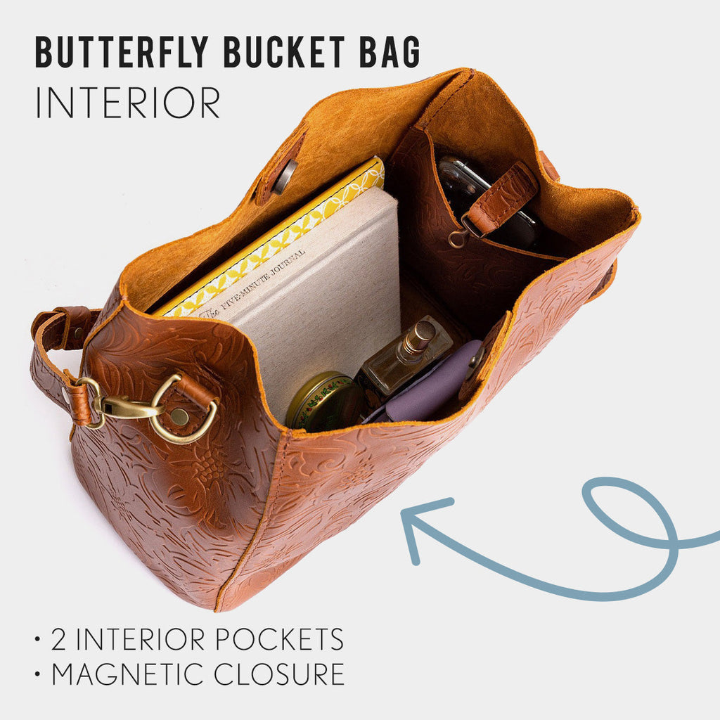 Butterfly Bucket Bag