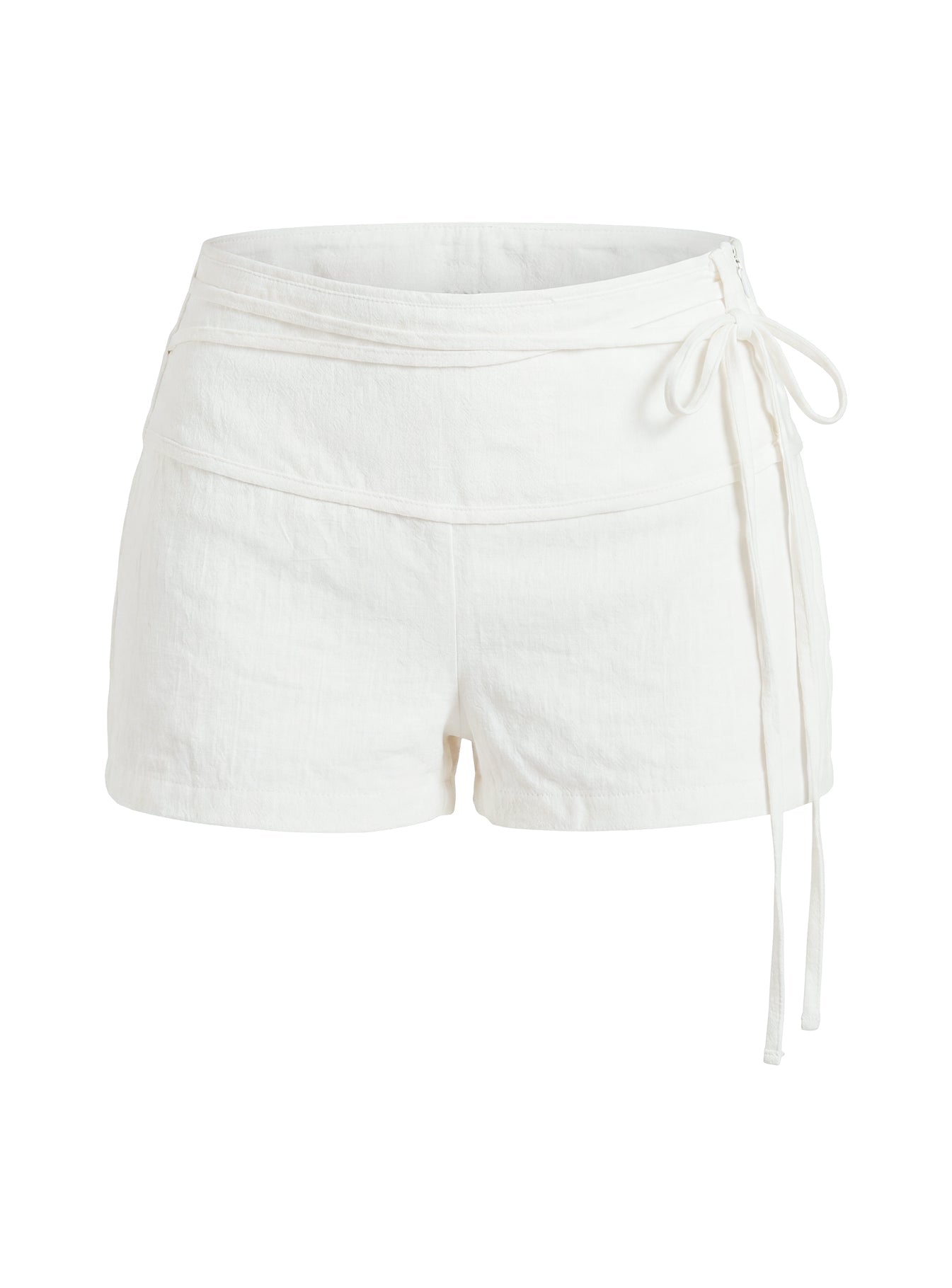 Electric Night Shorts White