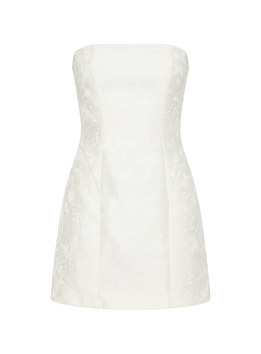 Heaven Sent Strapless Mini Dress White
