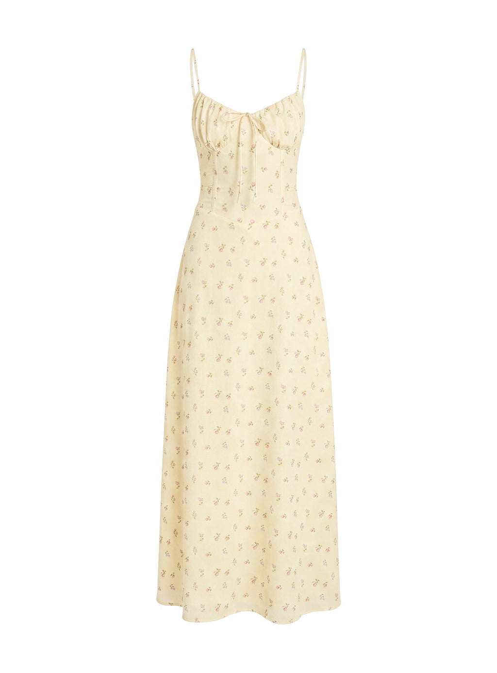 Members Only Maxi Dress Yellow Floral