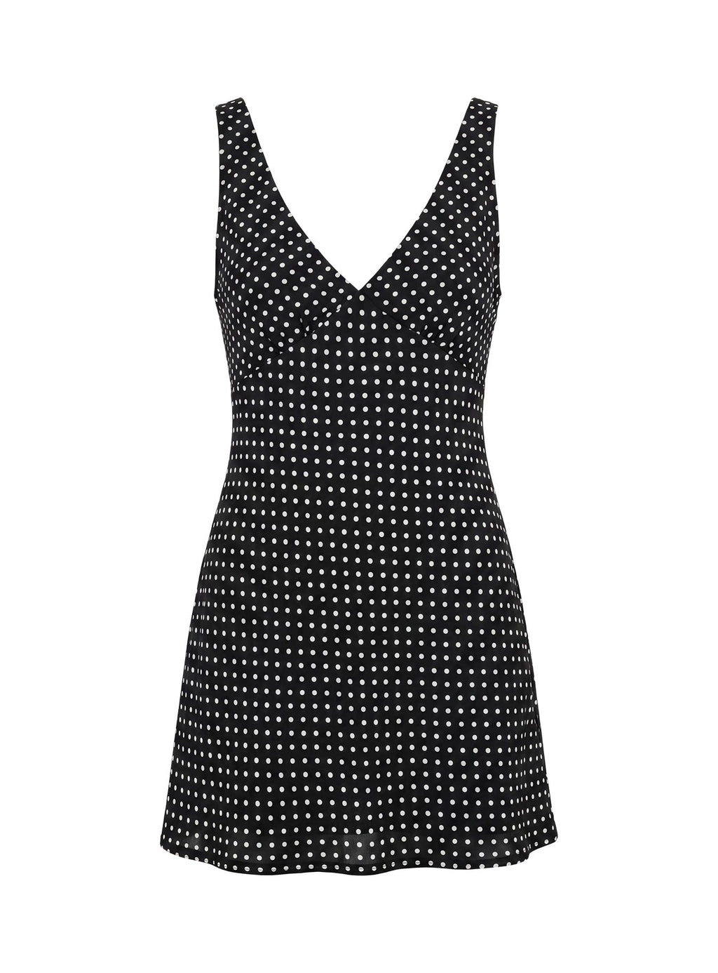 Nellie Mini Dress Black Polka Dot