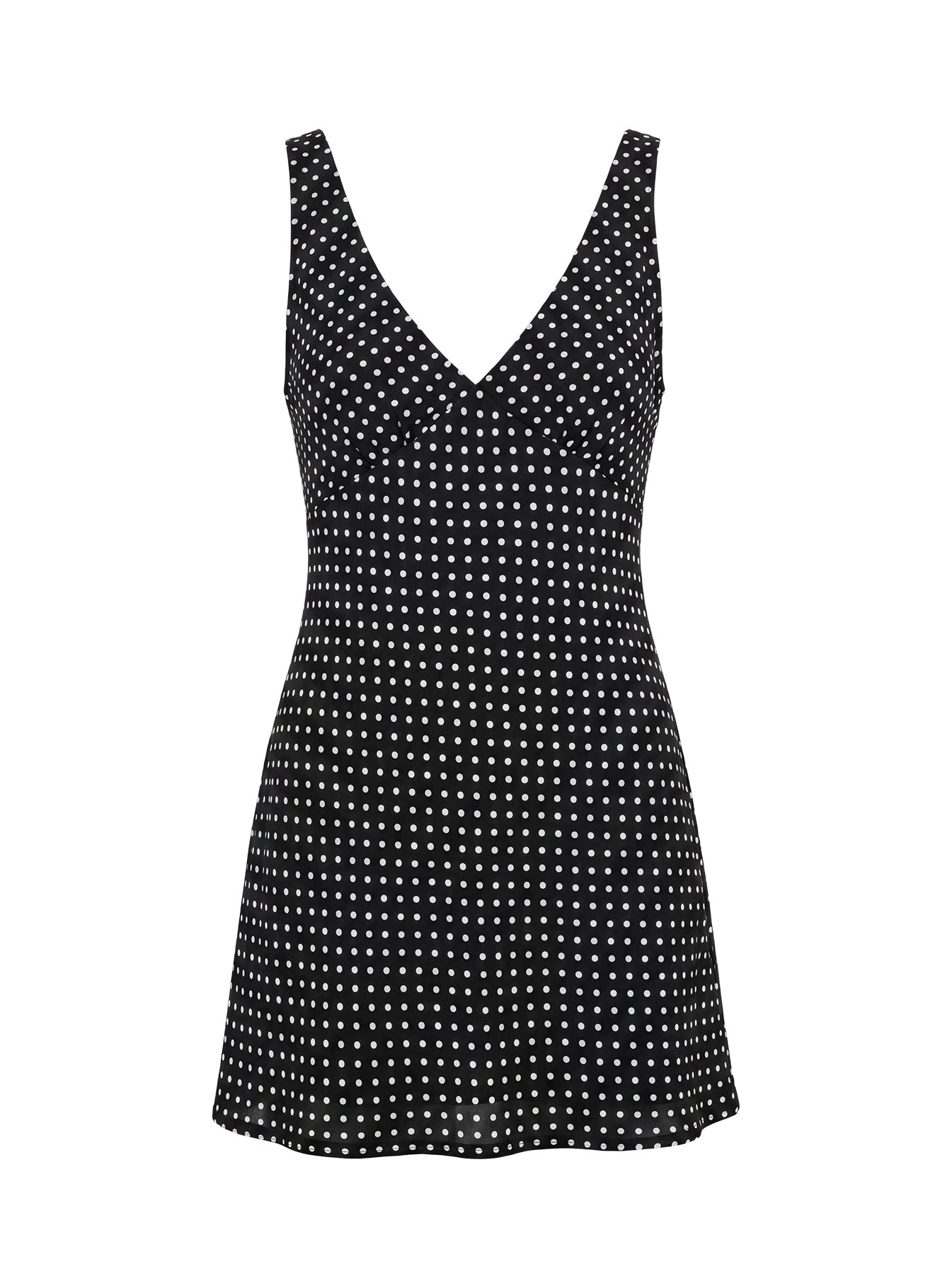 Nellie Mini Dress Black Polka Dot