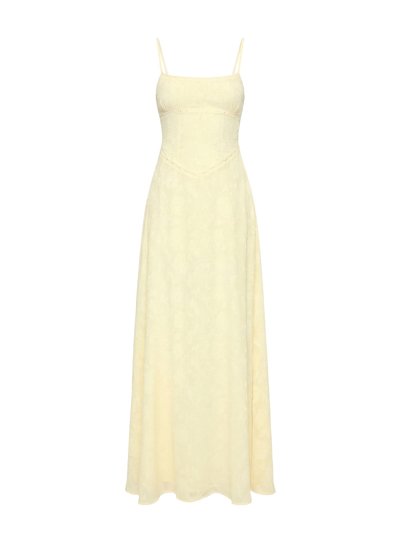South Of France Maxi Dress Yellow