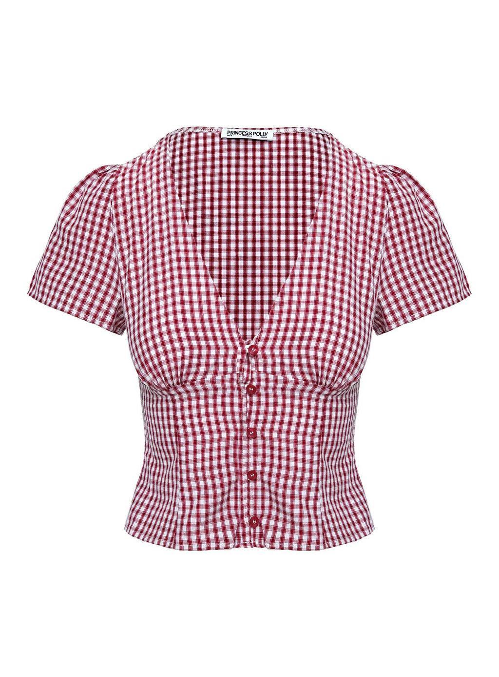 Isolda Top Red Gingham