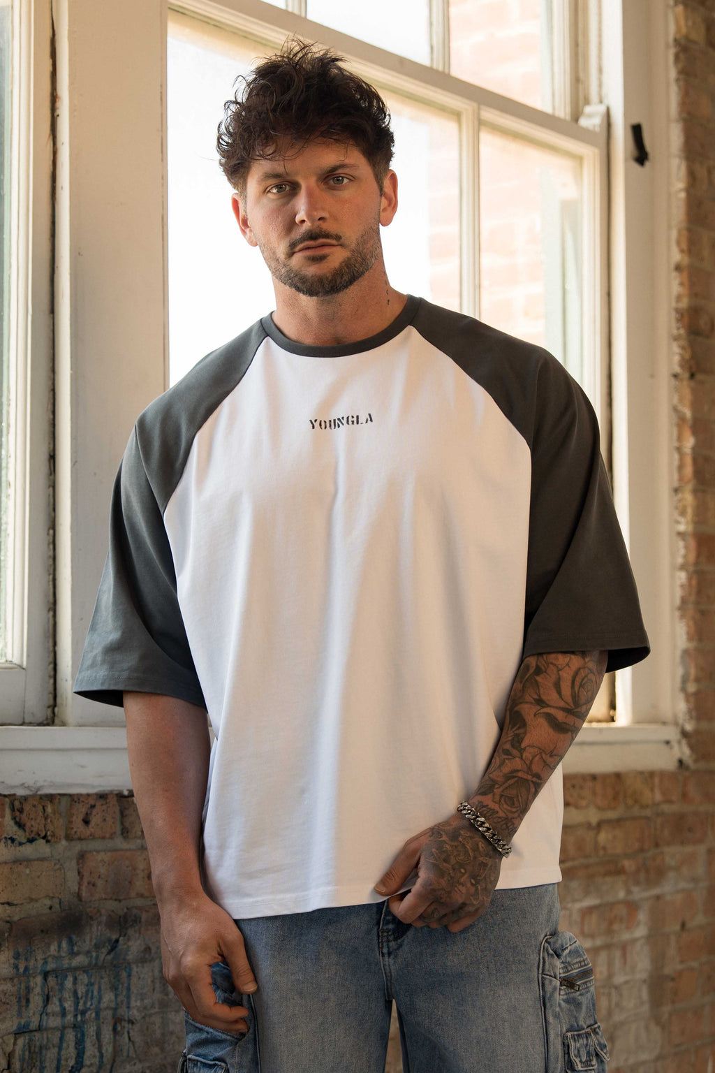 4139 - Übergroße Baseball-Shirts